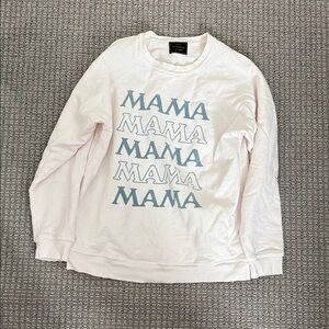 White 'Mama' Sweatshirt